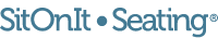SitOnIt Seating logo on black background